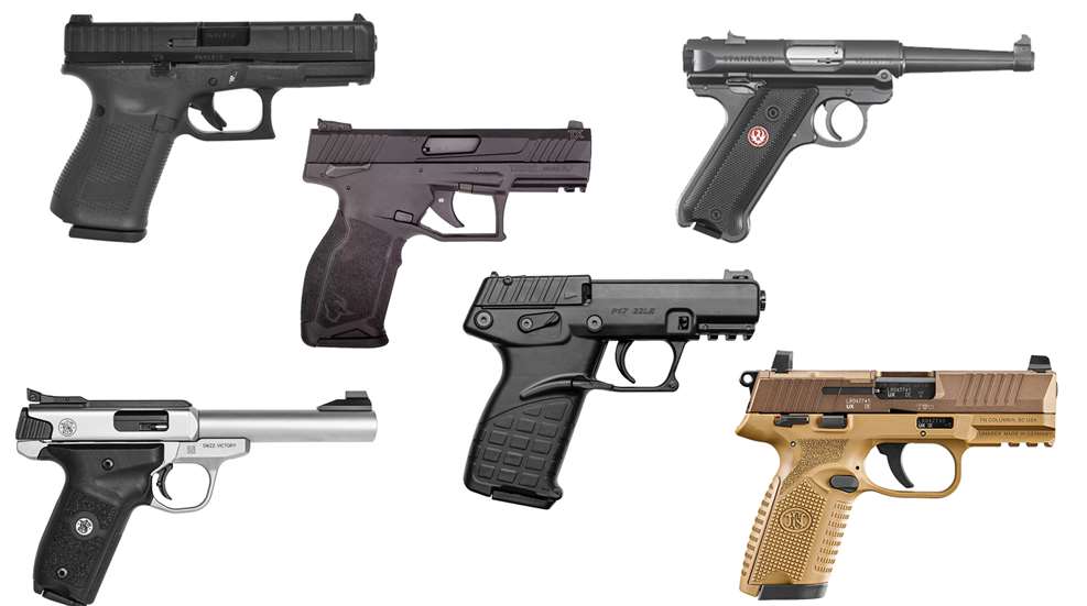 Six 22LR pistols