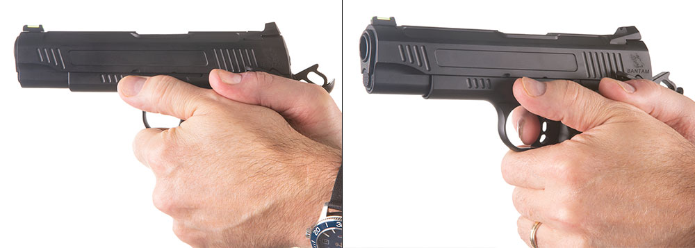 propper grip, propper trigger finger olacement