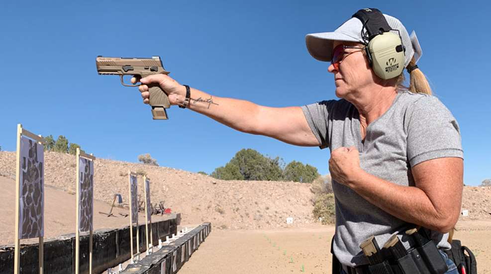 woman shooting